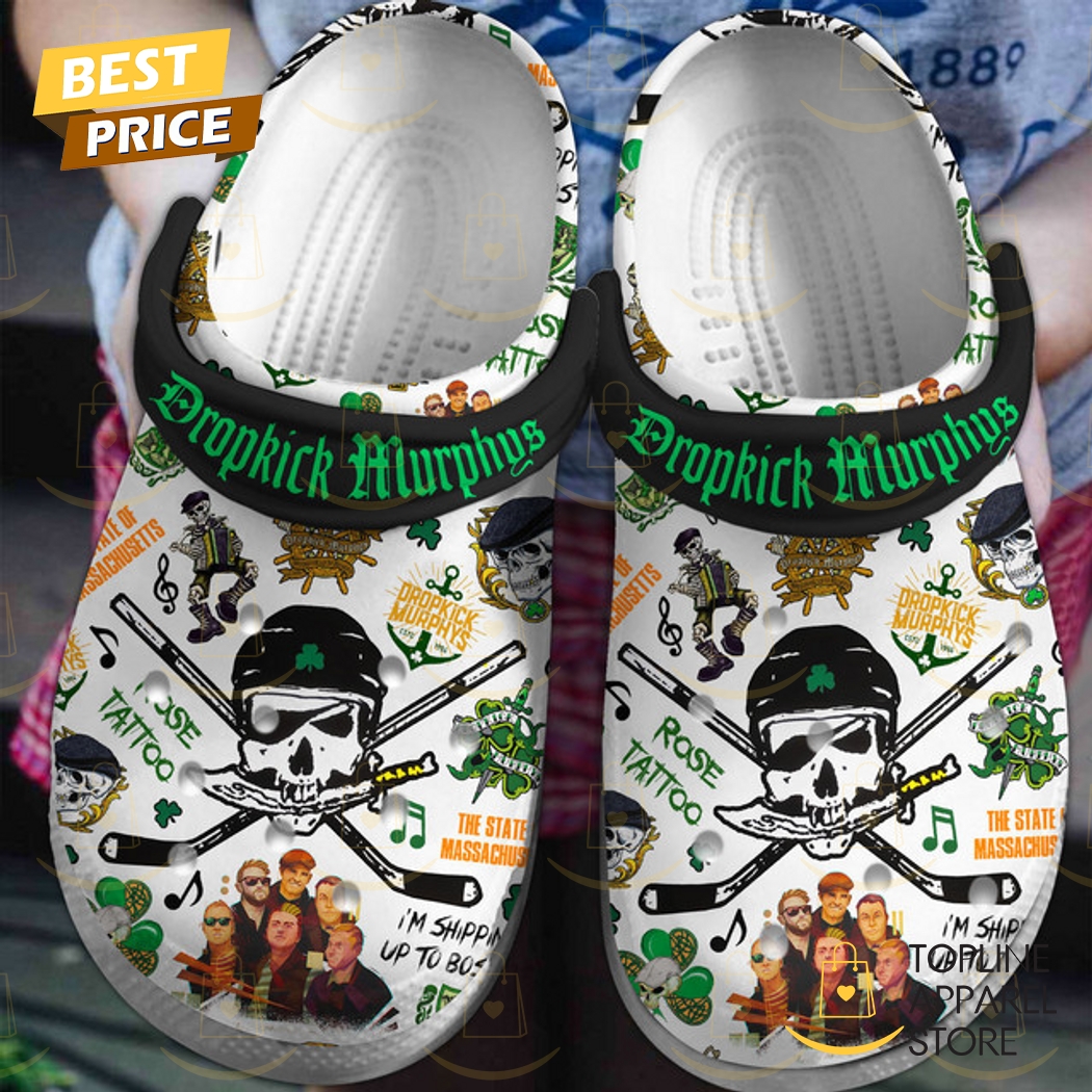 Dropkick Murphys Rose Tattoo Crocs Shoes Dropkick Murphys Rose Tattoo Crocs Shoes