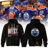 Edmonton Oilers 2025 Western Conference Champions Hoodie – Orange