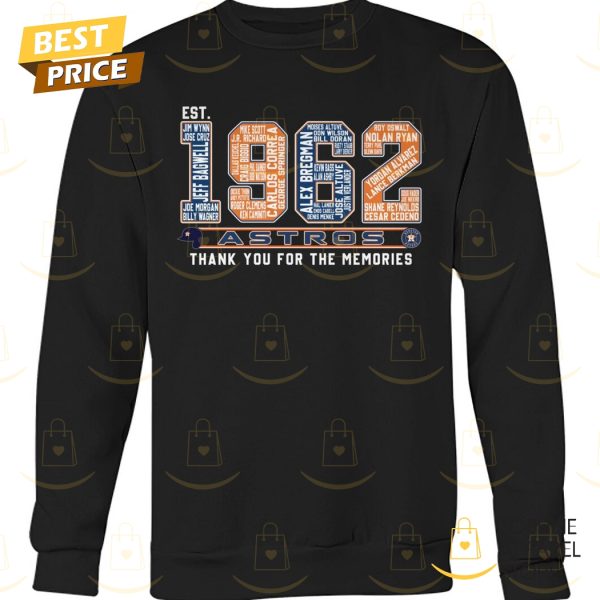 Houston Astros 1962 Thank You For The Memories Unisex T-Shirt