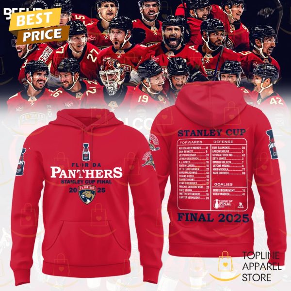 Florida Panthers Stanley Cup Final 2025 Hoodie