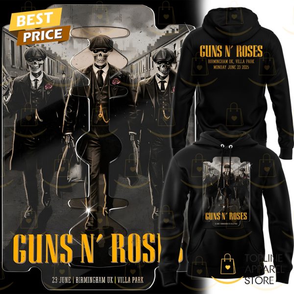 Guns N Roses World Tour To Birmingham 2025 Hoodie