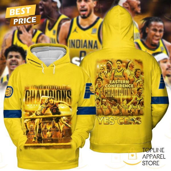 Indiana Pacers Eastern Conference Champions Yes Cers Hoodie