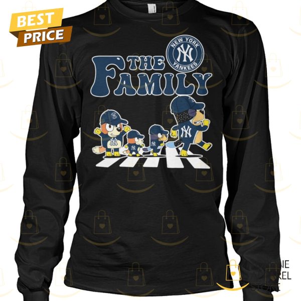 The Family Bluey x New York Yankees Unisex T-Shirt