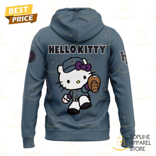 Hello Kitty New York Mets Hoodie – Grey