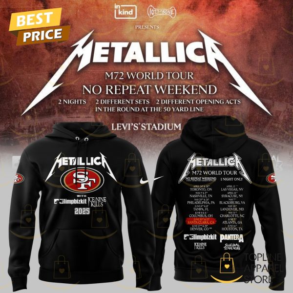 M72 World Tour Metallica x San Francisco 49ers Hoodie