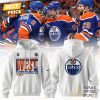 NHL Edmonton Oilers 2025 Western Conference Champions Hoodie – Orange