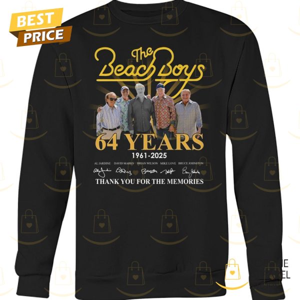 The Beach Boys 64 Years 1961-2025 Signature Thank You For The Memories Unisex T-Shirt