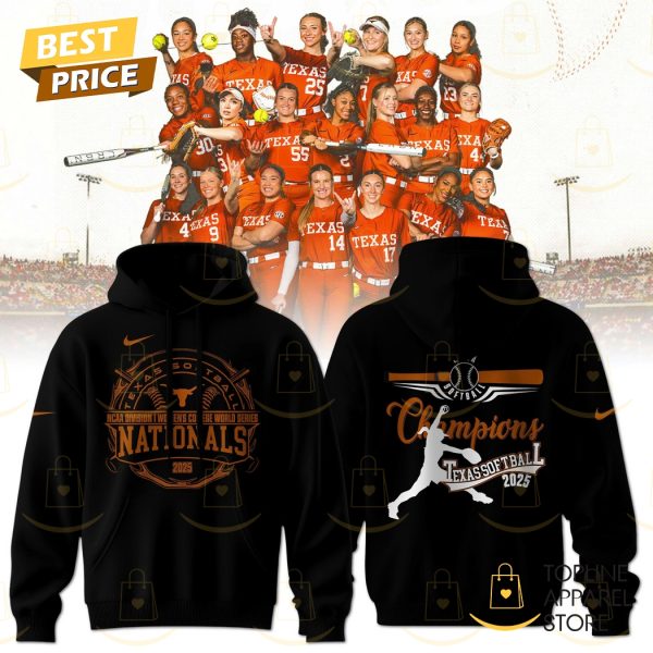 2025 National Champions Texas Longhorns Softball Hoodie
