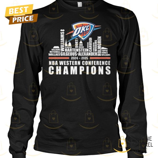 Oklahoma City Thunder NBA Western Conference Champions Unisex T-Shirt