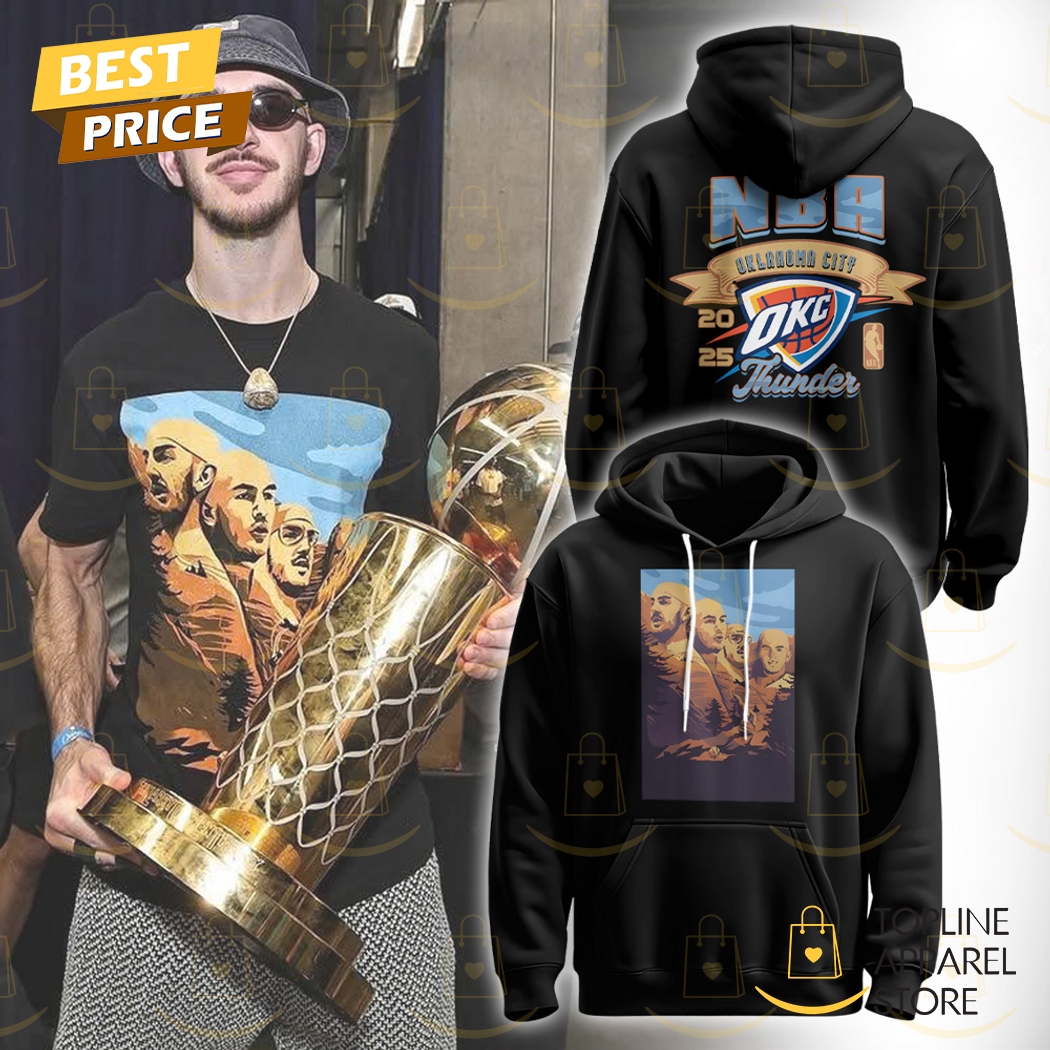Oklahoma City Thunder NBA x Alex Caruso Mount Rushmore Hoodie Oklahoma City Thunder NBA x Alex Caruso Mount Rushmore Hoodie