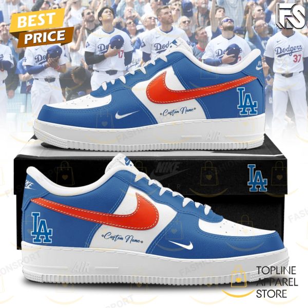 Personalized Los Angeles Dodgers Air Force 1 Shoes