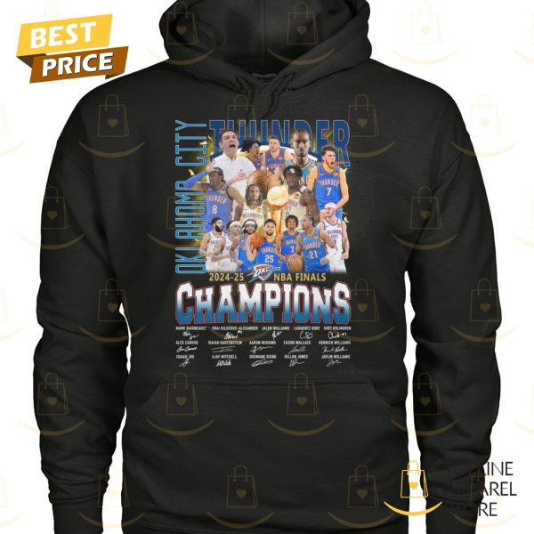 2024-2025 Oklahoma City Thunder NBA Champions Finals Unisex T-Shirt