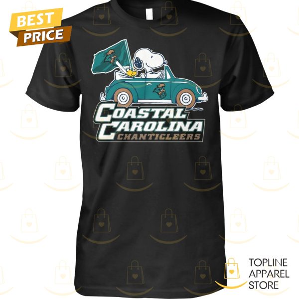 Coastal Carolina Chanticleers x Snoopy Unisex T-Shirt
