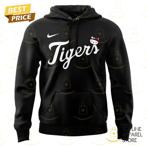 Detroit Tigers Kitty 2025 Black Hoodie