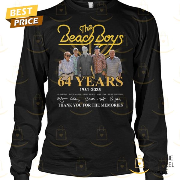 The Beach Boys 64 Years 1961-2025 Signature Thank You For The Memories Unisex T-Shirt