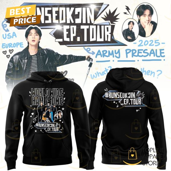 Runseokjin EP Tour 2025 Worldwide Handsome Hoodie – Black