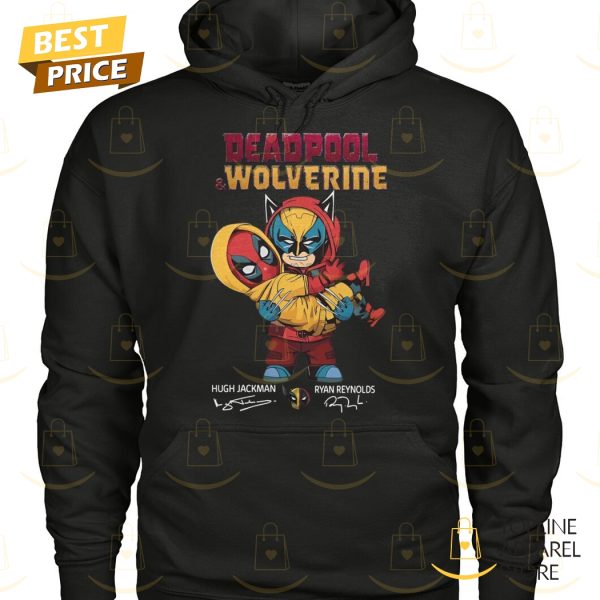 Deadpool And Wolverine Ryan Reynolds x Hugh Jackman Signature Unisex T-Shirt