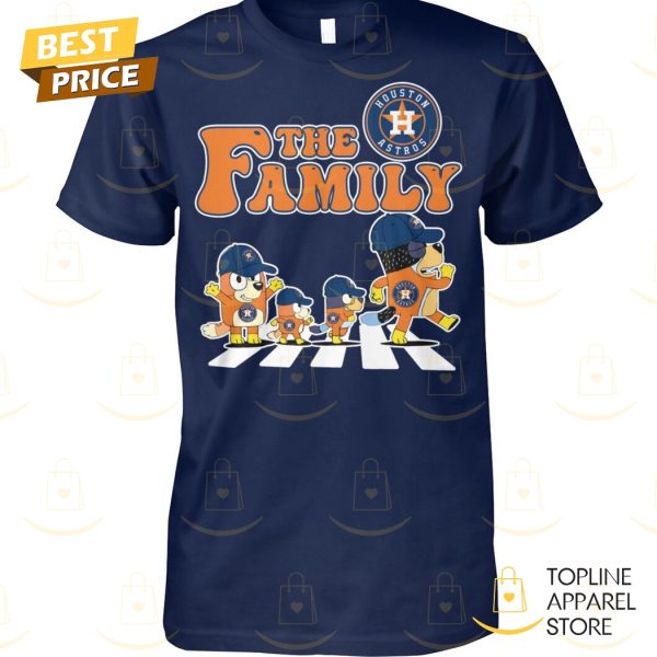 The Family Bluey x Houston Astros Unisex T-Shirt