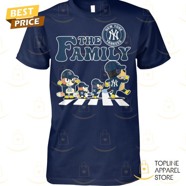 The Family Bluey x New York Yankees Unisex T-Shirt
