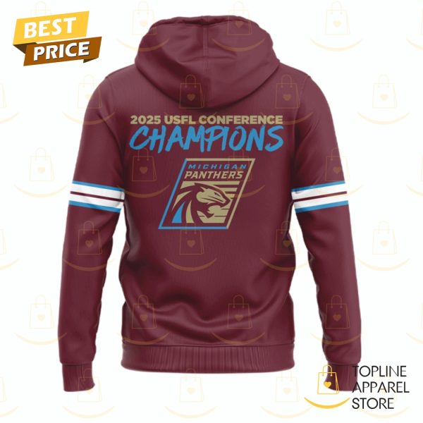 Michigan Panthers USFL Conference Champs 2025 Hoodie