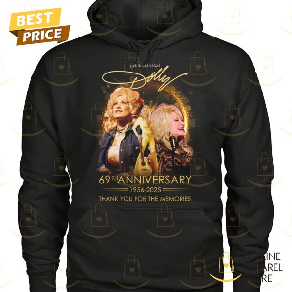 Dolly Parton 69th Anniversary 1956-2025 Signature Thank You For The Memories Unisex T-Shirt