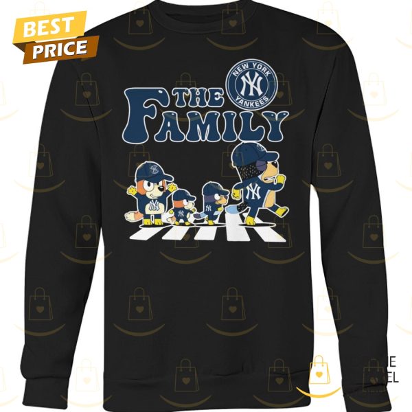 The Family Bluey x New York Yankees Unisex T-Shirt
