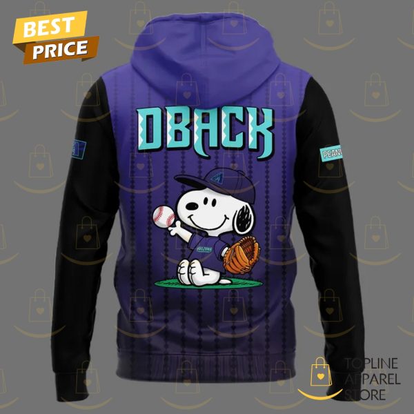 Arizona Diamondbacks Peanuts Snoopy Hoodie