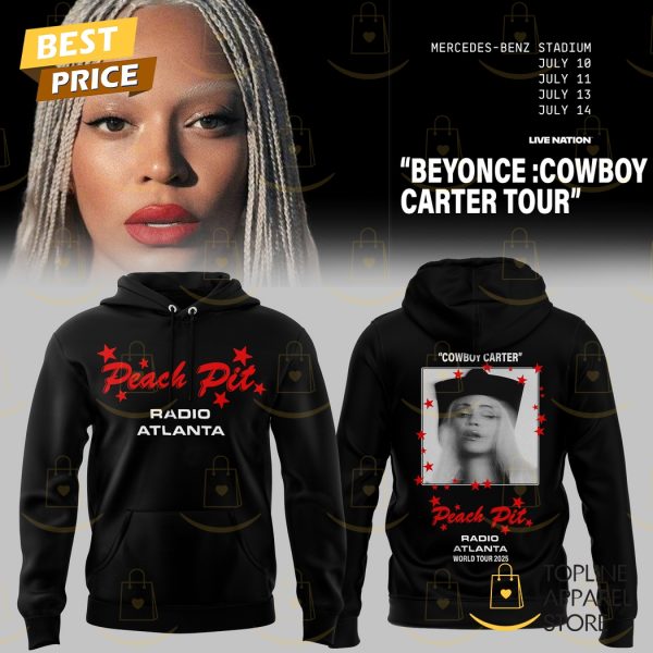 2025 Beyonce Cowboy Carter Tour Peach Pit Radio Atlanta Hoodie