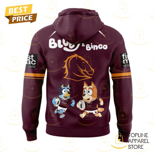 Brisbane Broncos Bluey And Bingo Hoodie