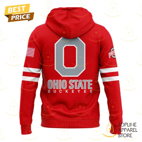 Ohio State Buckeyes 2025 Red Hoodie