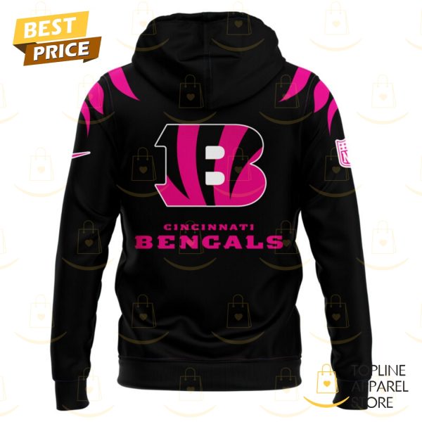 Cincinnati Bengals Breast Cancer Hoodie