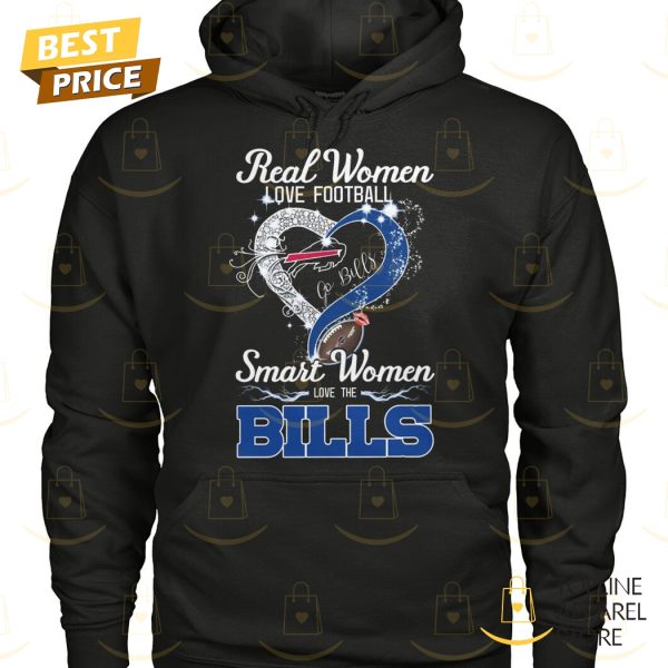 Real Women Love Football Smart Women Love The Buffalo Bills Unisex T-Shirt