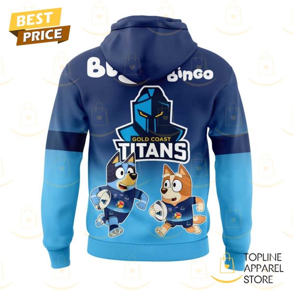 Gold Coast Titans Bluey And Bingo Hoodie