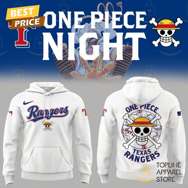 Texas Rangers One Piece White Hoodie