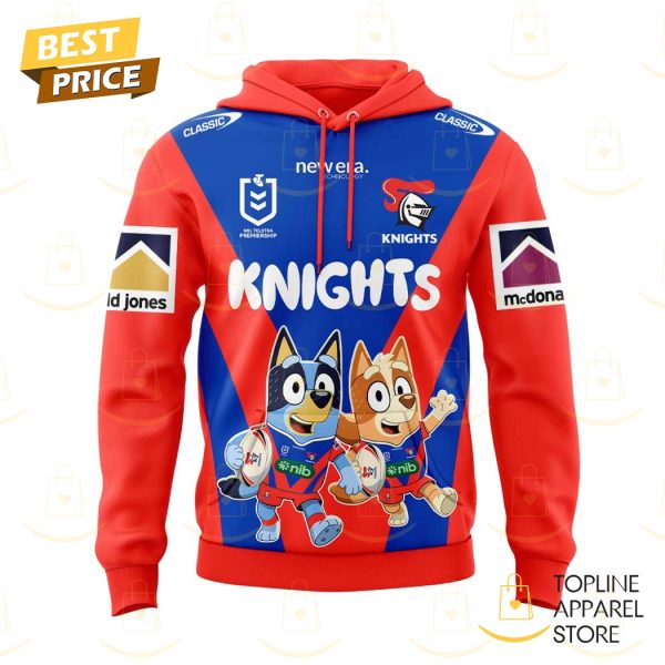 Newcastle Knights Bluey And Bingo Hoodie