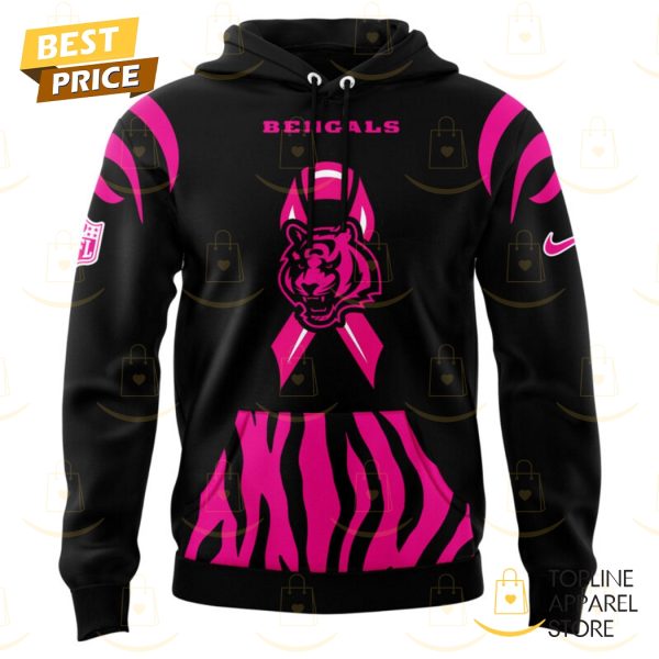 Cincinnati Bengals Breast Cancer Hoodie