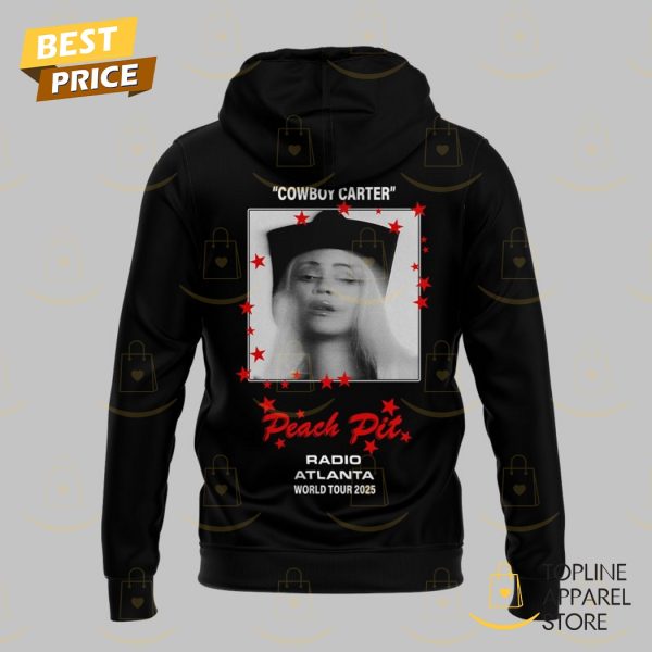 2025 Beyonce Cowboy Carter Tour Peach Pit Radio Atlanta Hoodie