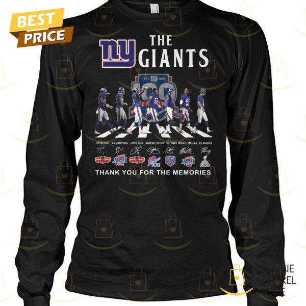 New York Giants Signature Thank You For The Memories Unisex T-Shirt