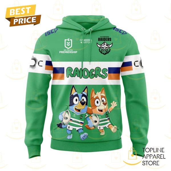 Canberra Raiders Bluey And Bingo Hoodie