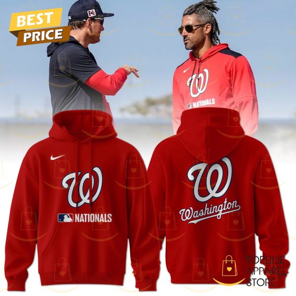 Washington Nationals 2025 Red Hoodie