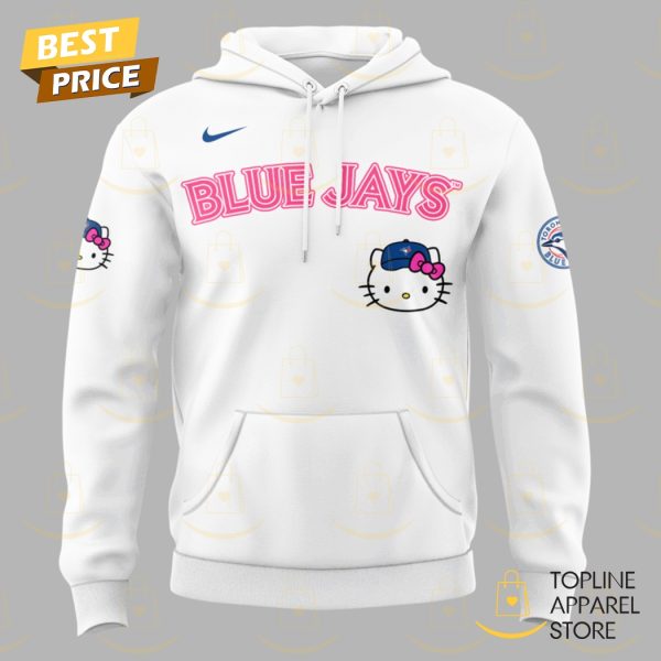 Toronto Blue Jays x Kitty 2025 Hoodie – White