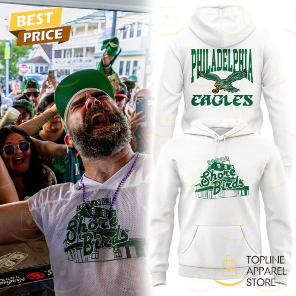 Philadelphia Eagles Shore Birds Hoodie – White