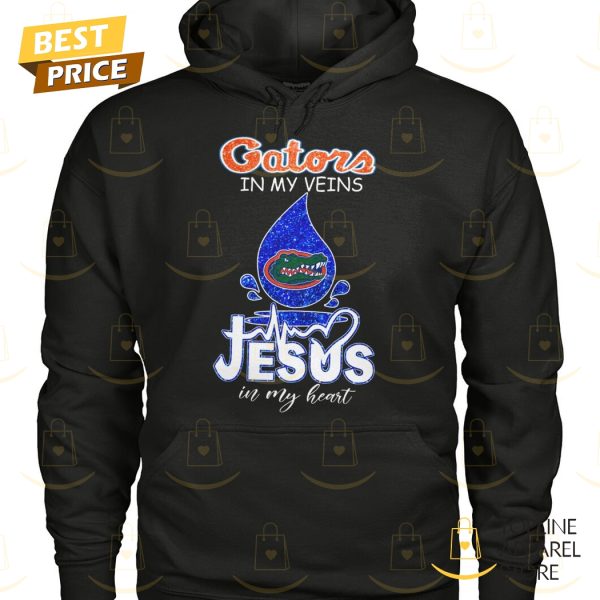 Florida Gators In My Veins Jesus In My Heart Unisex T-Shirt