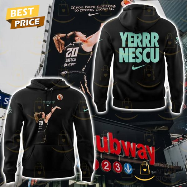 New York Liberty Yerrr Nescu Black Hoodie