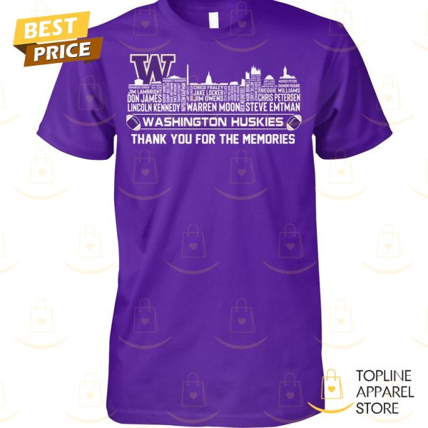 Washington Huskies Thank You For The Memories Unisex T-Shirt