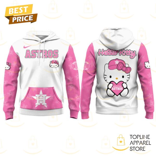 Hello Kitty Night X Houston Astros Hoodie – Pink