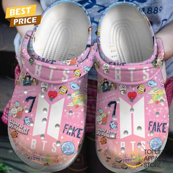 BTS Light It Up Like Dynamite Crocs