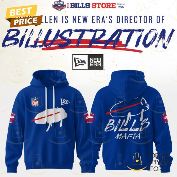 Buffalo Bills Josh Allen Is New Era Director Of Billustration Hoodie