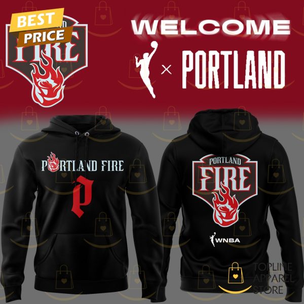 WNBA Portland Fire Black Hoodie