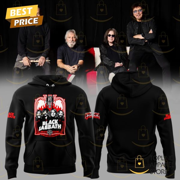 Black Sabbath 2025 Black Hoodie